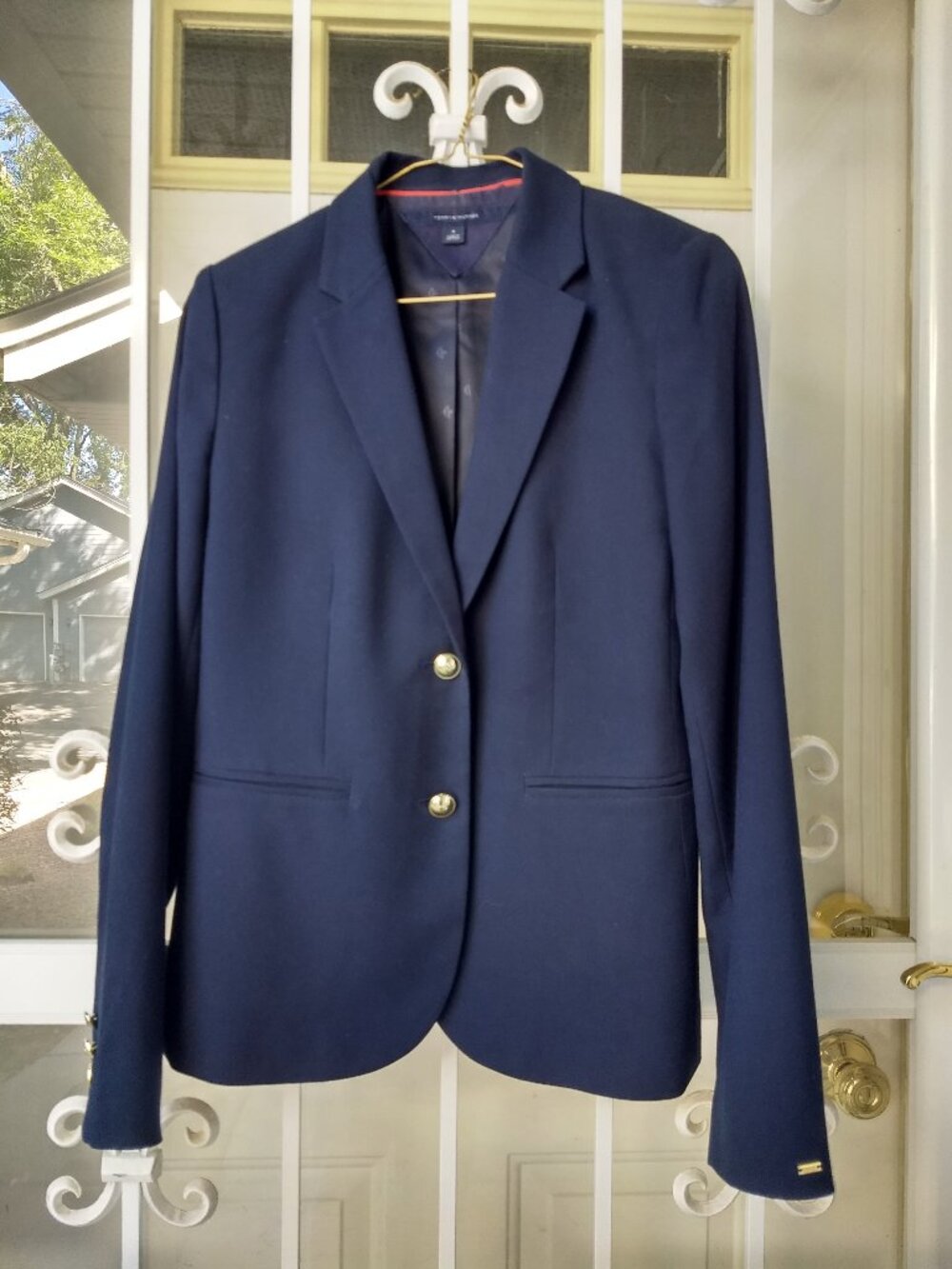 Tommy Hilfiger Navy Blue Two Button Blazer  Size 4